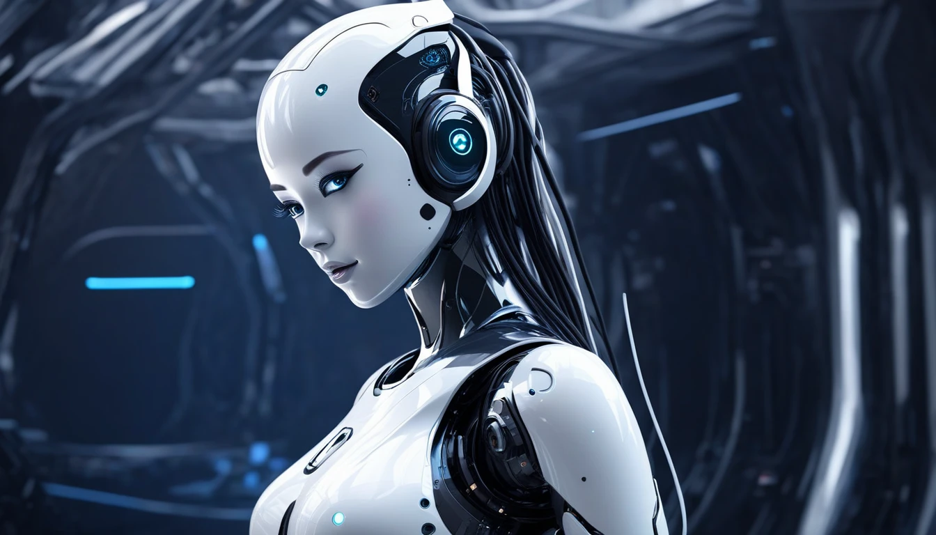 ai robot girl futuristic
