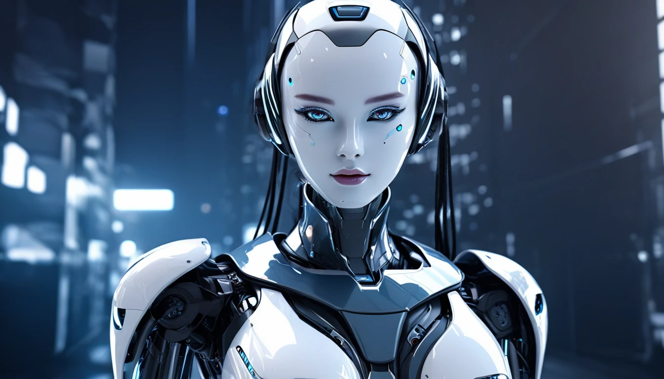 ai robot girl futuristic