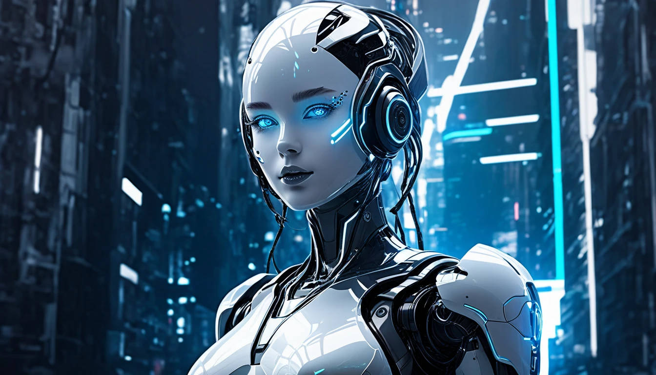 ai robot girl futuristic