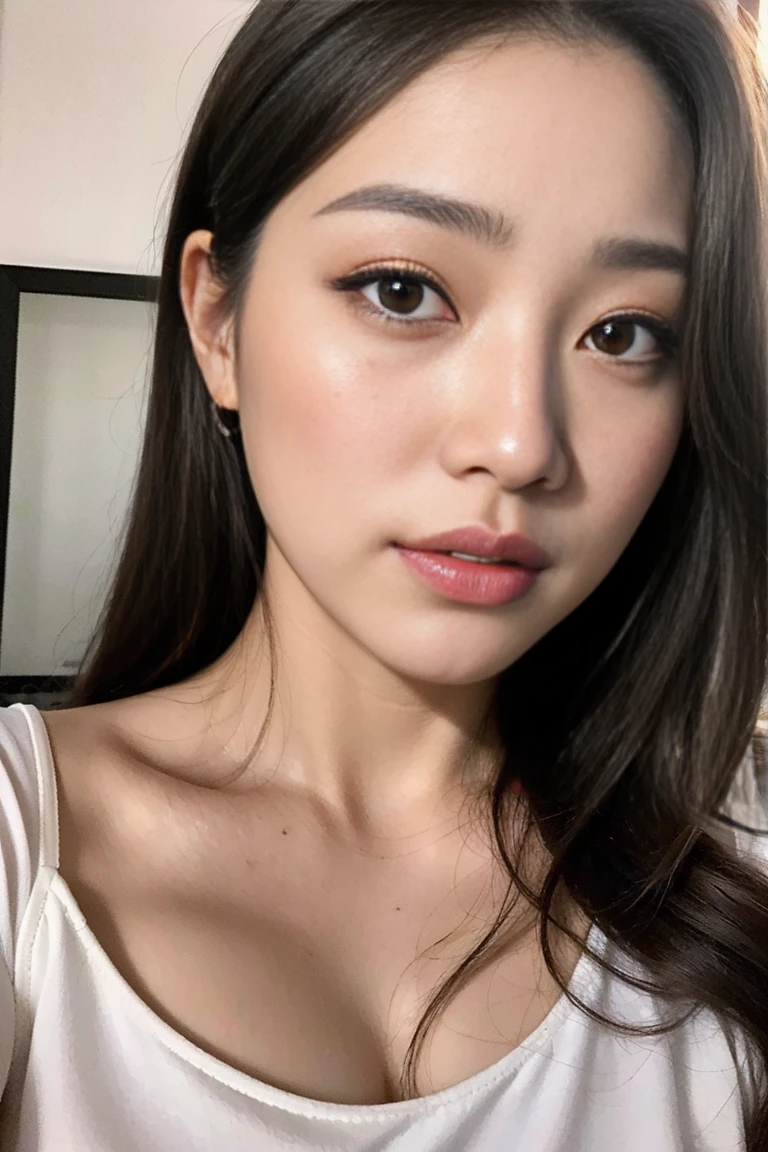Dark brown hair、Light brown eyes、Japanese actress、 Lady、I am about 40 years old..、(Intricate details:1.2)、(Which is the top???:1.4)、 (Ultra-high resolution:1.2)、Ultra-high resolution、(Finely tuned)、(Detailed facial features)、Hmph、8K resolution、D cup size breasts、Long Hair、Bedroom、Sleeping in bed、Illness and sleep、Painful expression、Extravagant space、relax、、,Full body photo、Beautiful feet、silk pajamas、Beautiful feet、she, Attention to detail, Very detailed, Realistic, Hourglass Shaped Body, Obscene pose,、、私 cry a lot、tears、(auraroid photo:1.2)、A masterpiece of transparent painting、8K、32k、Highest quality、(Details of both eyes)、