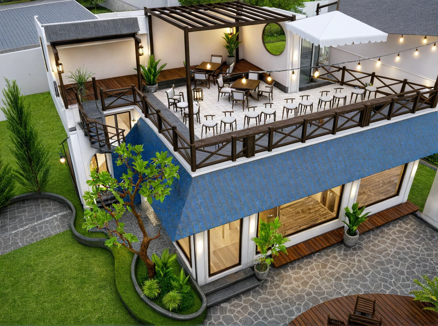 Raw photo,Masterpiece, high quality, best quality, authentic, super detail,
exterior, outdoors, house style indochine on the street ,aiaigroup
road,pavement, grass, trees, sky, cloud, (day:1.1)