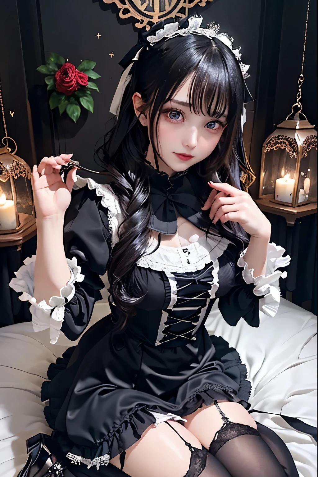 Hard Dark Gothic Makeup、Black dark eyeshadow、sad、Good skin radiance、Dark Gothicメイク、Dark smile、palace、The beauty of fragrance、24-years-old、Expression of intense sexual pleasure、Embarrassed look、Dark Gothic、Highest quality、Expression of sexual pleasure amid suffering、Drunk face、紫のMaid clothes、Mysterious、Noble、The face of someone holding it in the toilet、sexy、Loving smile、Twin tail hair、Right blue eye, Left eye is red、Super tempting pose、Platform Heel Shoes、Heavy makeup、Gothic Lolita clothes、Silver Hair、Long Hair Straight Hair、Cute Gothic Lolita Dress、Beautiful Face、elegant features、Attractive face、Stained glass is the background、Chest glistening with sweat、The room is dark、goth long dress、Bell Sleeves、Wizard Sleeve、Decadent look、Sexually excited expression、Glossy thighs wet with water、Thighs that are wet and shiny with oil、Background of a room full of roses、sad expression、Rose Maiden、The embroidery is pink、The dress has pink embroidery.、Thigh-high socks、Knee-high socks、Gentle expression、Dark black eyeshadow、Stained glass and rose background、thighs are a little thin、Female Duo、Female couple、dark church background、Stained glass、Black metal world、Dark Castle、Dark Room、Slender body、gothic long dress、Victorian dress、Small breasts、Hold the wine in your right hand、Hold the lantern in your left hand、pantyhose、The bed is covered with roses、Lying in bed、Her thighs are shining with sweat、My body is wet and shiny、Lots of glitter on the thighs、sweating、My thighs are sticky from sweating、Sweat glistening on my thighs, The whole body is sweaty and shiny、I sweated a lot.、My thighs are sweaty、My thighs are wet、My thighs are shining with sweat、A lot of sweat glistening all over the body、Slender body、Put your head on the pillow、Sleeping on a bed、Beautiful legs、Sleep with your legs stretched、