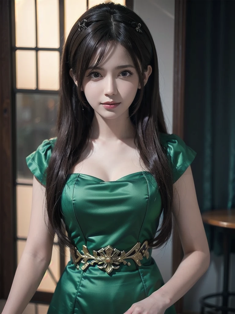 Close-up of woman in green dress with watermelon, Thai girl anime, beautiful anime girl, beautiful anime woman, beautiful avatar, Fantasy art style, beautiful anime womanมีเสน่ห์, Beautiful digital artwork, beautiful Asian girl, Attractive anime girl, Chinese girl, Asian girl, Cute detailed digital art., Beautiful Fantasy Empress, beautiful anime style