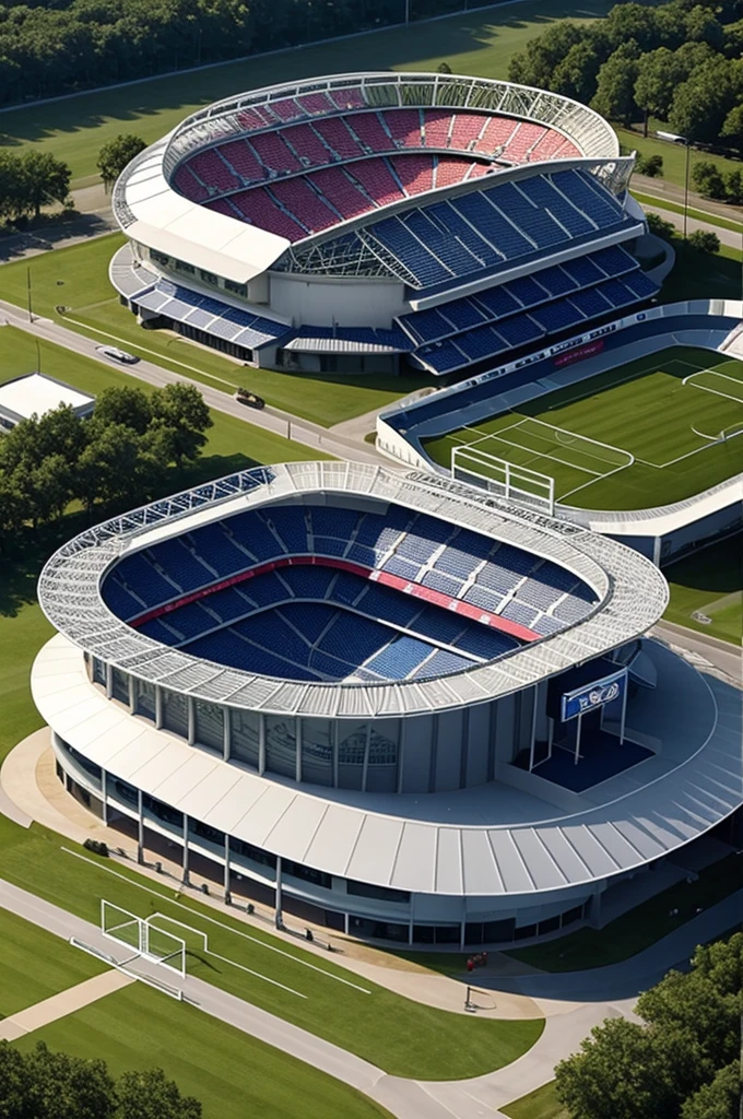 Create a soccer stadium 