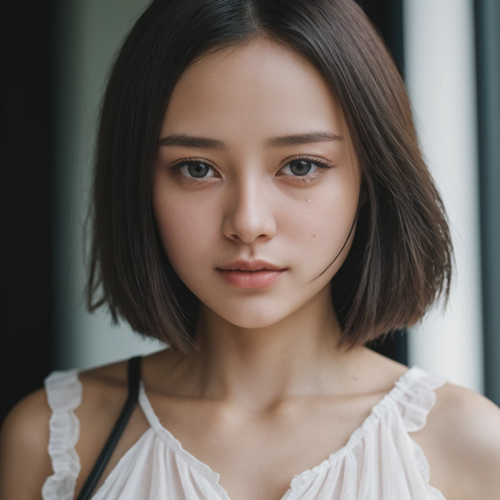 (masterpiece, UHD, 8k, best quality:1.2), solo, 1girl, (photorealistic:1.2), (RAW photo), (ultimate-realistic, ultimate-realistic details, ultimate-realistic texture, ultimate-intricate details, ultimate-realistic lighting, ultimate-realistic shadow, japanese girl, age 24 years old, ultimate-cute face, ultimate-RAW skin, ultimate-eyes, (((full body))), in a white dress next to a night of chaophraya riverside, dewy face, sunrays shine upon it, crisp detailing, no haze, modern dress, tropical, contax tix, cabincore, 8K, intricate, blue eyes ,silhouette, light shadow, film grain, Hasselblad X2D 100C + XCD 2,5/25V, F/1.8, (cinematic still:1.2), 35mm photograph, film, bokeh, professional, 4k, highly detailed, perfect fingers ,Extremely Realistic,