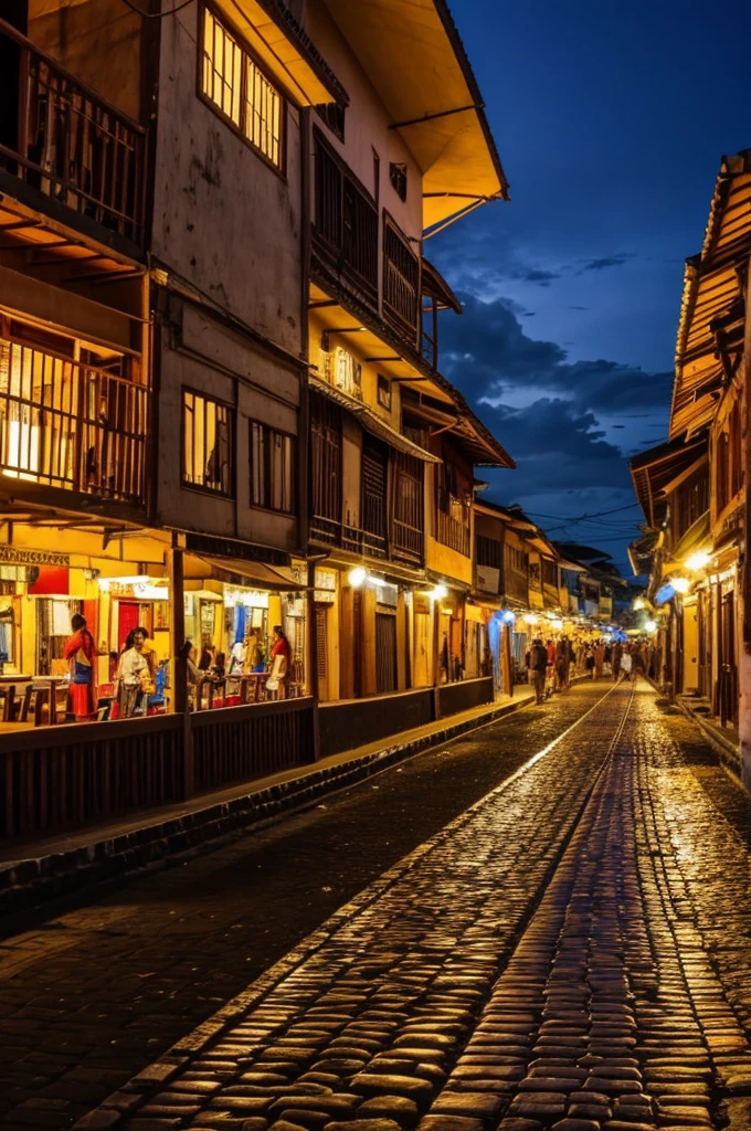 Generate a image of western countries culture that influence in the Philippines.