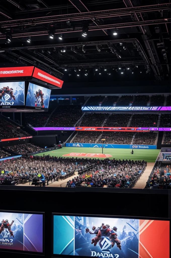 Organize an advertising spot for a Dota 2 tournament