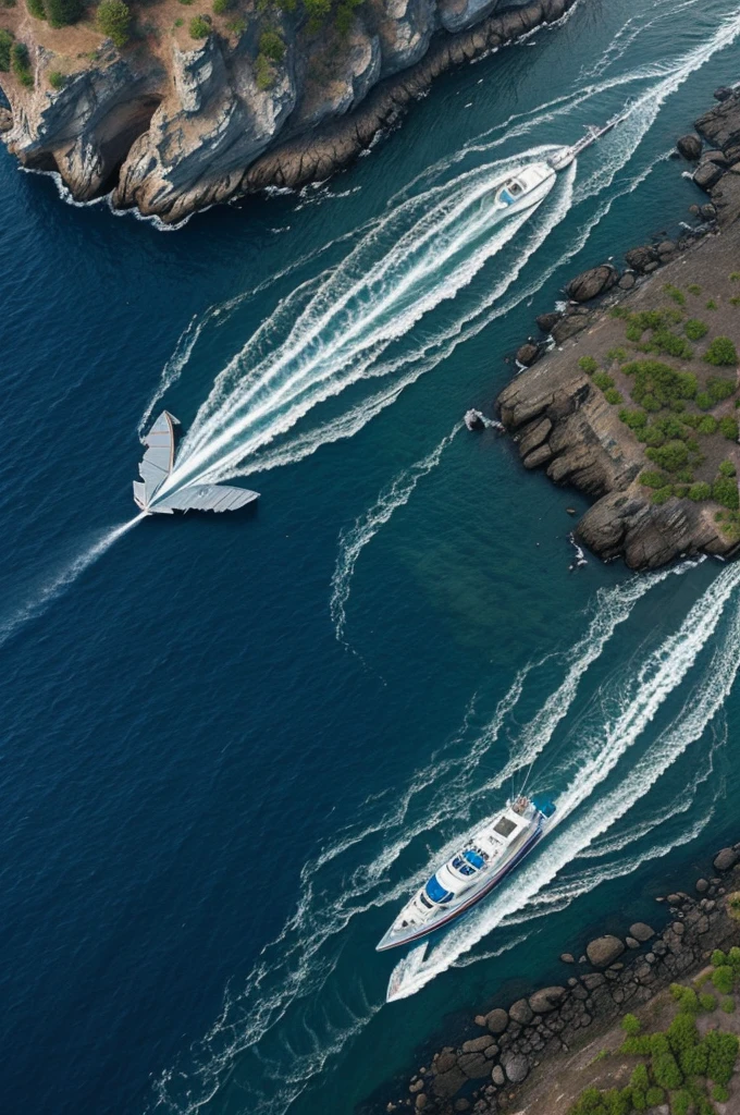 An image showing a water jet and Aplysia gill.