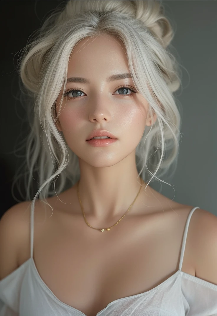 Beautiful big breasts, (bokeh), indoors, detailed luxury living room, gentle and charming beautiful goddess, Korean(kpop-idol), solo, smooth skin, necklace, beautiful face, pink hair, double eyelids, smart, good hands, good feet, Natural, (from below angle), (glossy skin:1.05), ((low angle)), Perfect figure, (64k, UHD, RAW photo, best quality, masterpiece:1.4), (realistic, photo-realistic:1.37), ultra high res, photon mapping, radiosity, physically-based rendering, professional soft lighting