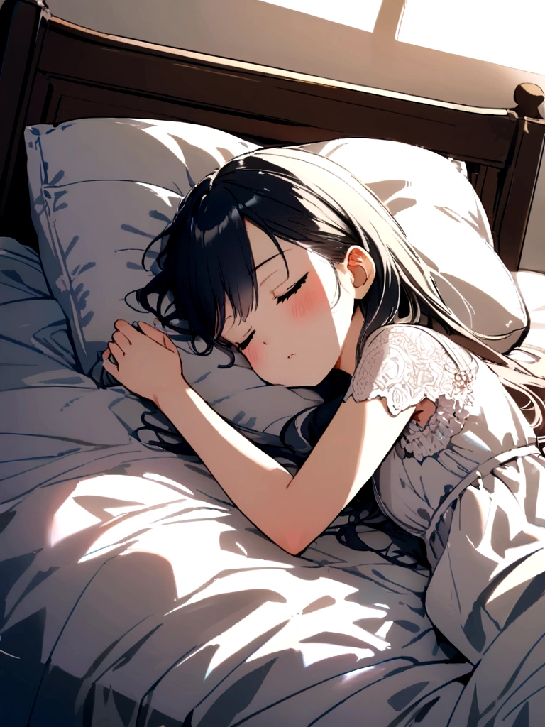 sleeping bed