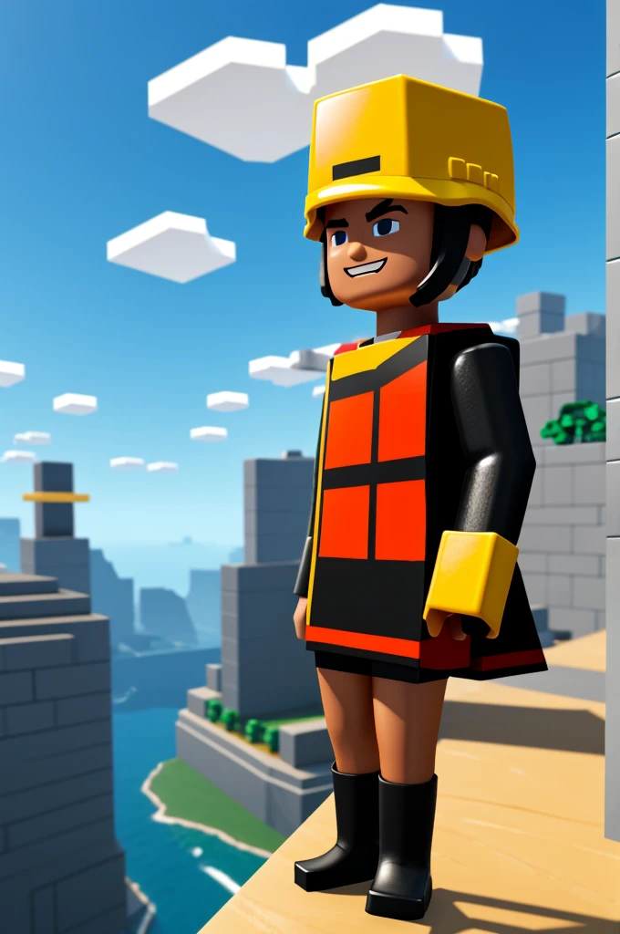 A Roblox noob character