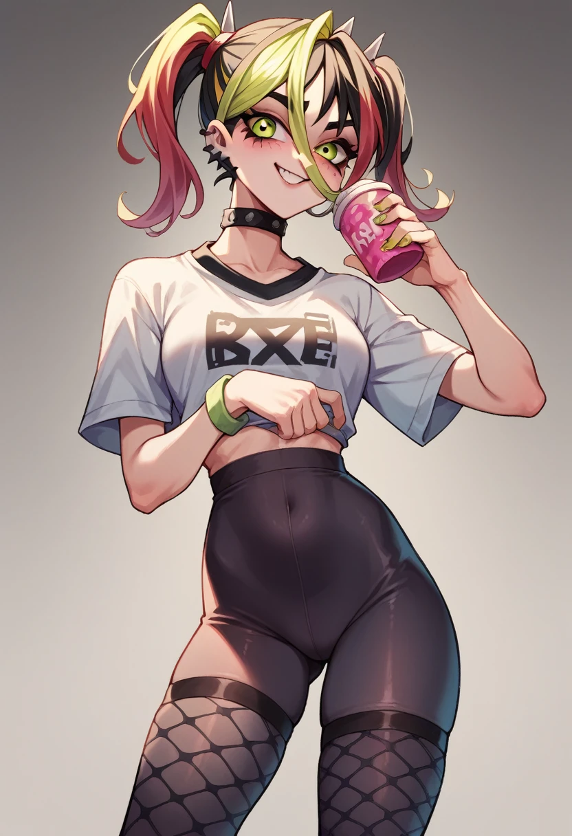 Fortnite Helsie usando uma leggings preta