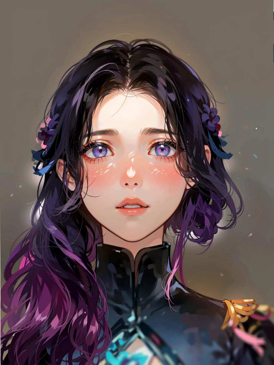 there is a woman that is looking at herself in the mirror, young lovely Korean faces, Soft portrait shot 8 K, Gorgeous young Korean woman, Beautiful young Korean woman, portrait of female korean idol, wan adorable korean face, jaeyeon nam, beautiful Korean women, young cute wan asian face, 8K Artgerm bokeh, cute korean actress