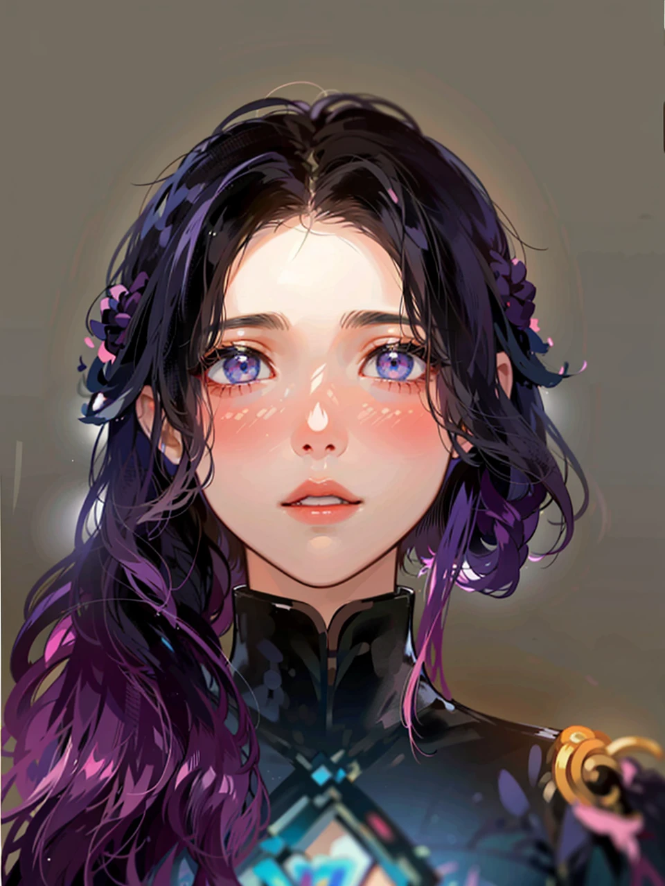 there is a woman that is looking at herself in the mirror, young lovely Korean faces, Soft portrait shot 8 K, Gorgeous young Korean woman, Beautiful young Korean woman, portrait of female korean idol, wan adorable korean face, jaeyeon nam, beautiful Korean women, young cute wan asian face, 8K Artgerm bokeh, cute korean actress