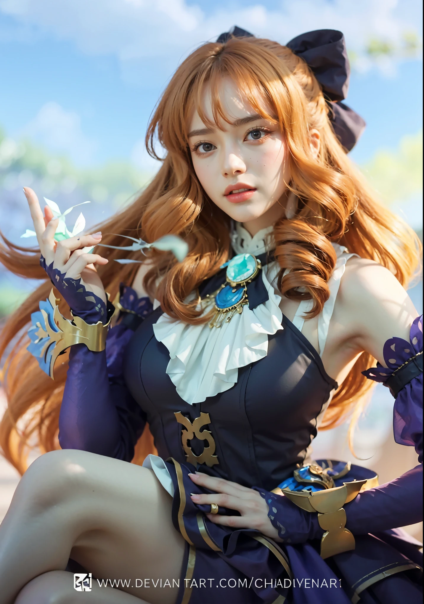 a close up of a girl (idol), detailed hair , big booobs ,  shadowbringers cinematic, 4 k detail fantasy, a beautiful fantasy empress, game cg, xianxia fantasy, xianxia hero, 2. 5 d cgi anime fantasy artwork, cinematic goddess close shot, ruan jia and artgerm, wow 4 k detail fantasy, hyper-detailed fantasy character, high definition, hyper- detailed,perfect, fantastic, detailed facial and body skin texture, detail vagina (pussy), detail eyes, detailed everything.