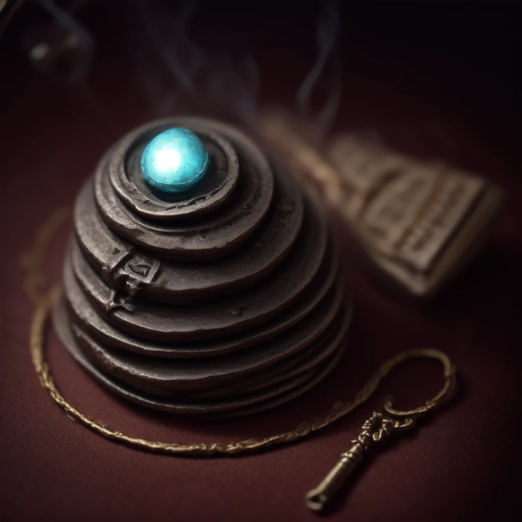 isolated object, metals, Silver, ((turibulo)), incense, smoke, artefato hearthstone, Original Heartstone art style, object conceptual art, game object icon, game icone, RPG icons, isolated object, catholic, liking