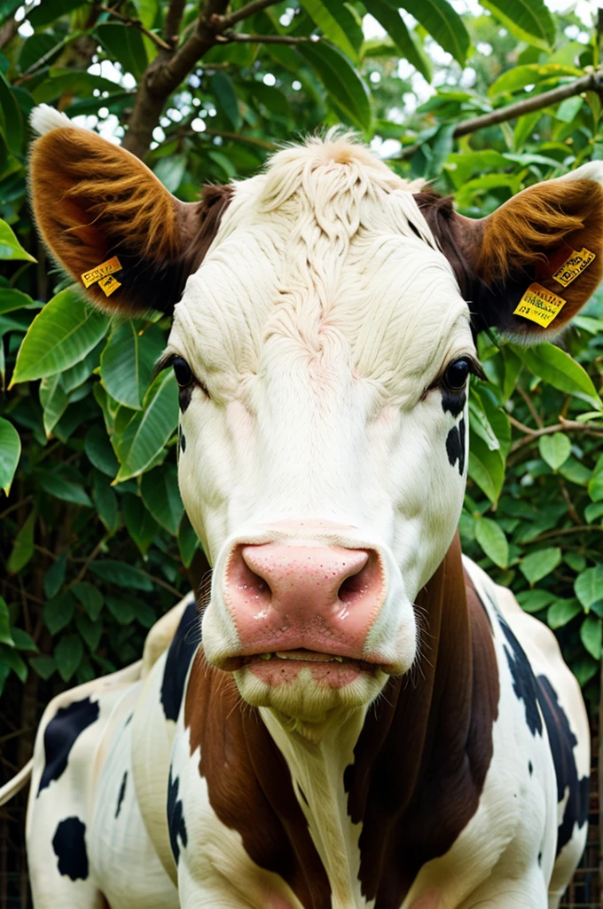 Cow is made from fruit