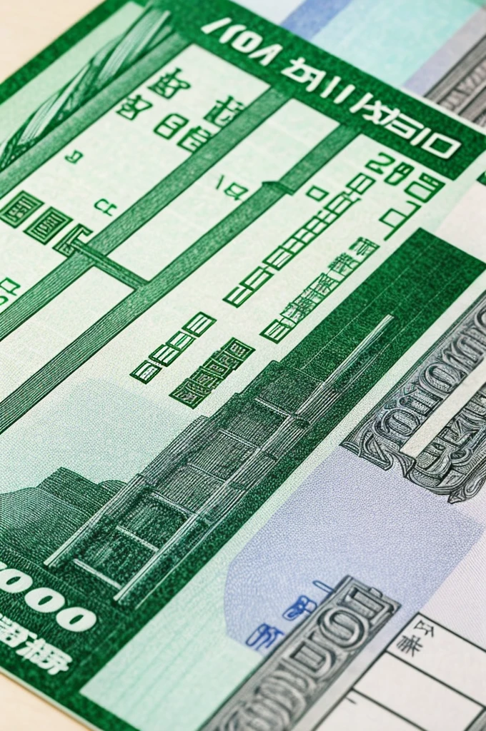 A Japanese ONLINE BANK ACCOUNT that has 10 million dollars converted to yen, show only the money