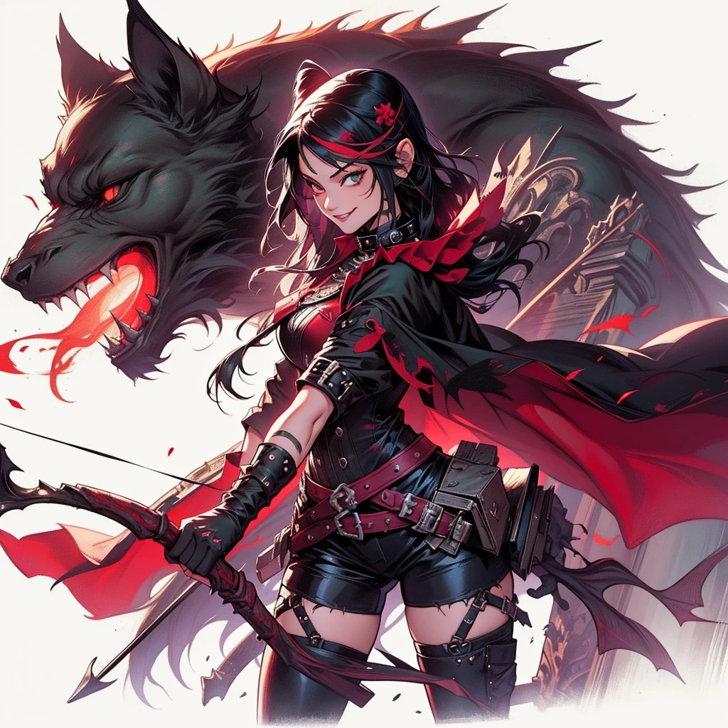 a woman sitting on a ledge in front of a full moon,red, green luminaty , Gotich, comic cover art, goth girl, sexy :8, attractive character, on amino, bats flying over tombstones, nico robin, horror smile, spike collar, beautiful fantasy painting, cruel korean goth girl, sultry and beckoning, pfp
