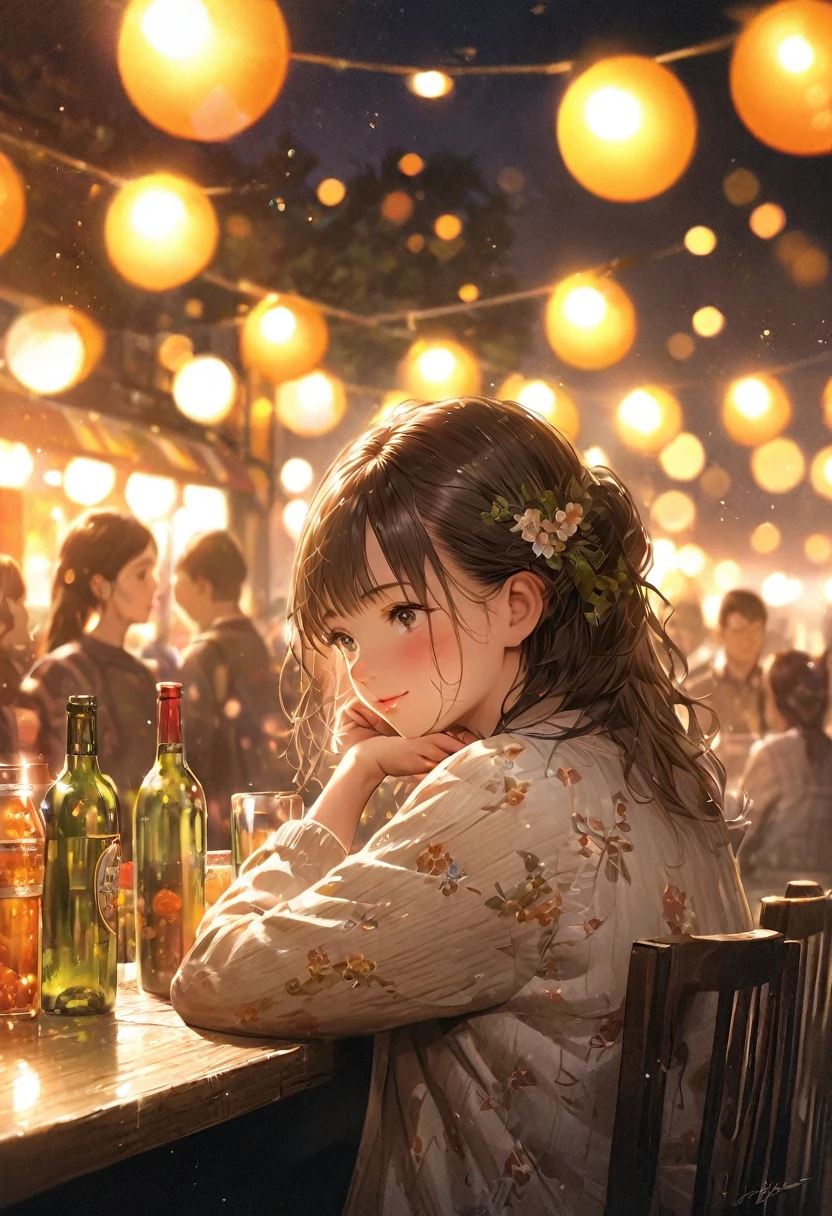 Tsundere、Gal、Bokeh, depth、Portraiture、Lens flare、Detailed illustrations、Realistic depiction、Depiction of everyday life、
