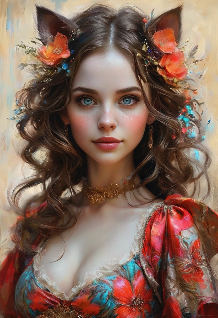 Create an illustrated, hand-drawn, full-color image of an  humanoid, hybrid, anthropomorphic,  sexy pig woman. The artwork should be rendered in the style of "Breath of the Wild," featuring warm lighting and shadows. Include graphite shading, stencil marks, and airbrushed acrylic paint effects. The image should be of the highest quality, a masterpiece with intricate details.

The pig woman should have a female, humanoid, appearance. She should have luscious lips, a wide smile, and bright, expressive eyes, exuding beauty, cuteness, and adorableness. Ensure the image is high resolution and sharply detailed, with a detailed and vibrant background. Scarlett Johanson, Alison Brie, Dove Cameron

Incorporate mystical lighting in the background, creating a romantic and enchanting atmosphere.
