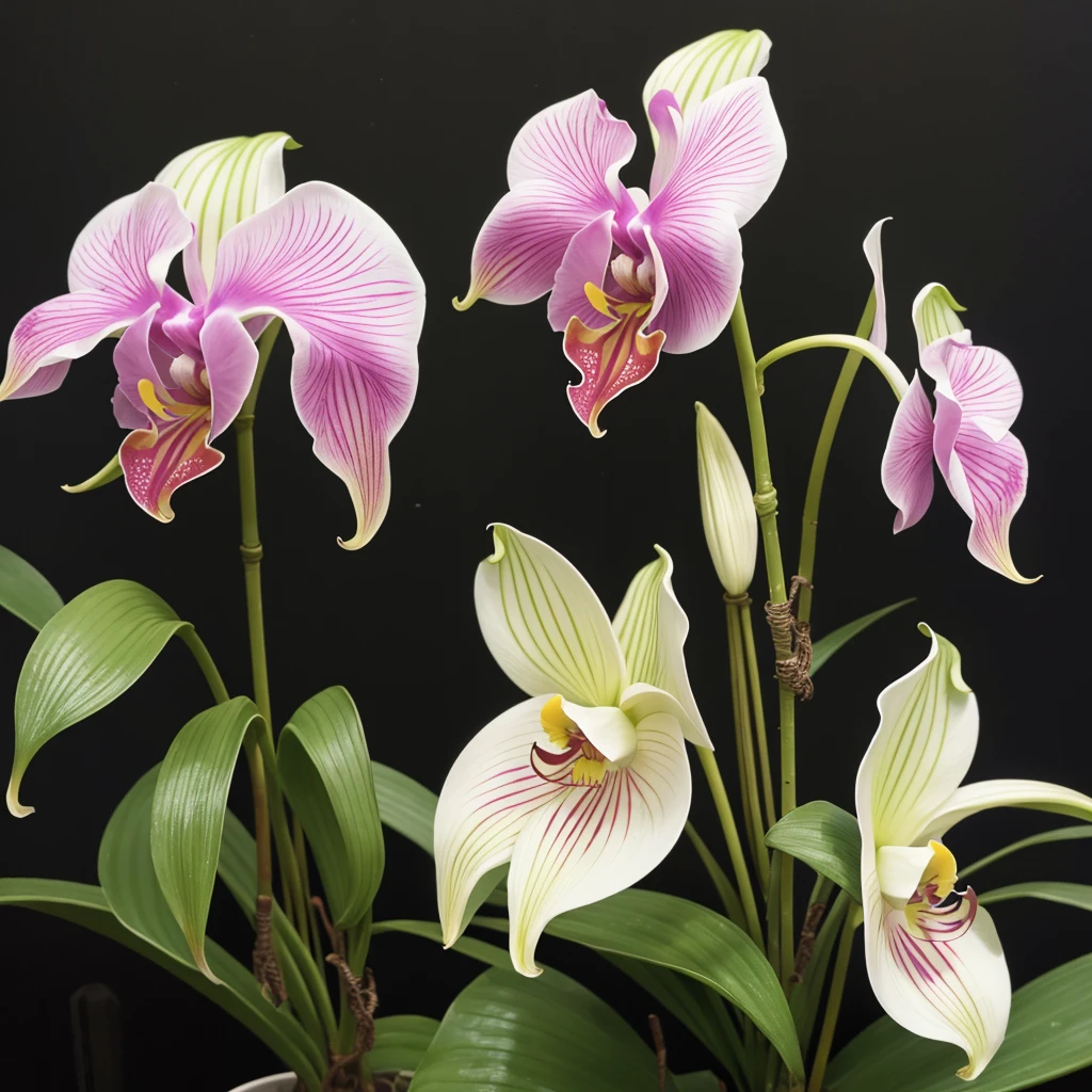 Paphiopedilum bellatulum orchid