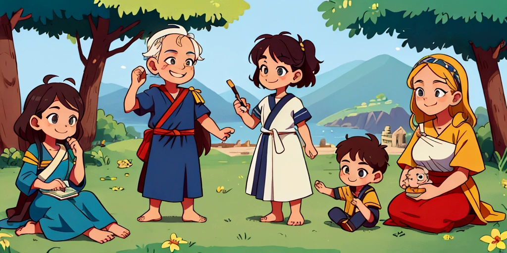 Socrates&#39; take on parenting,smile,Greece,300 BC,In nature