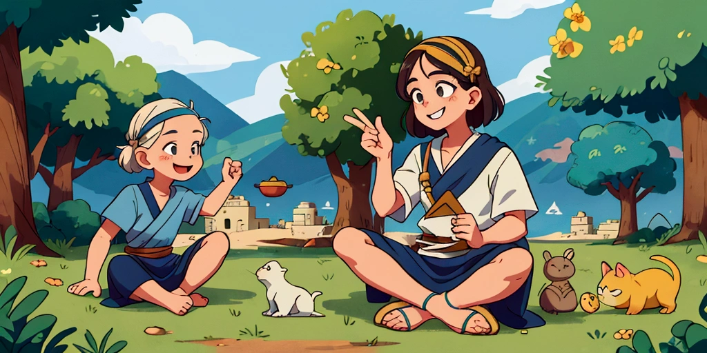 Socrates&#39; take on parenting,smile,Greece,300 BC,In nature
