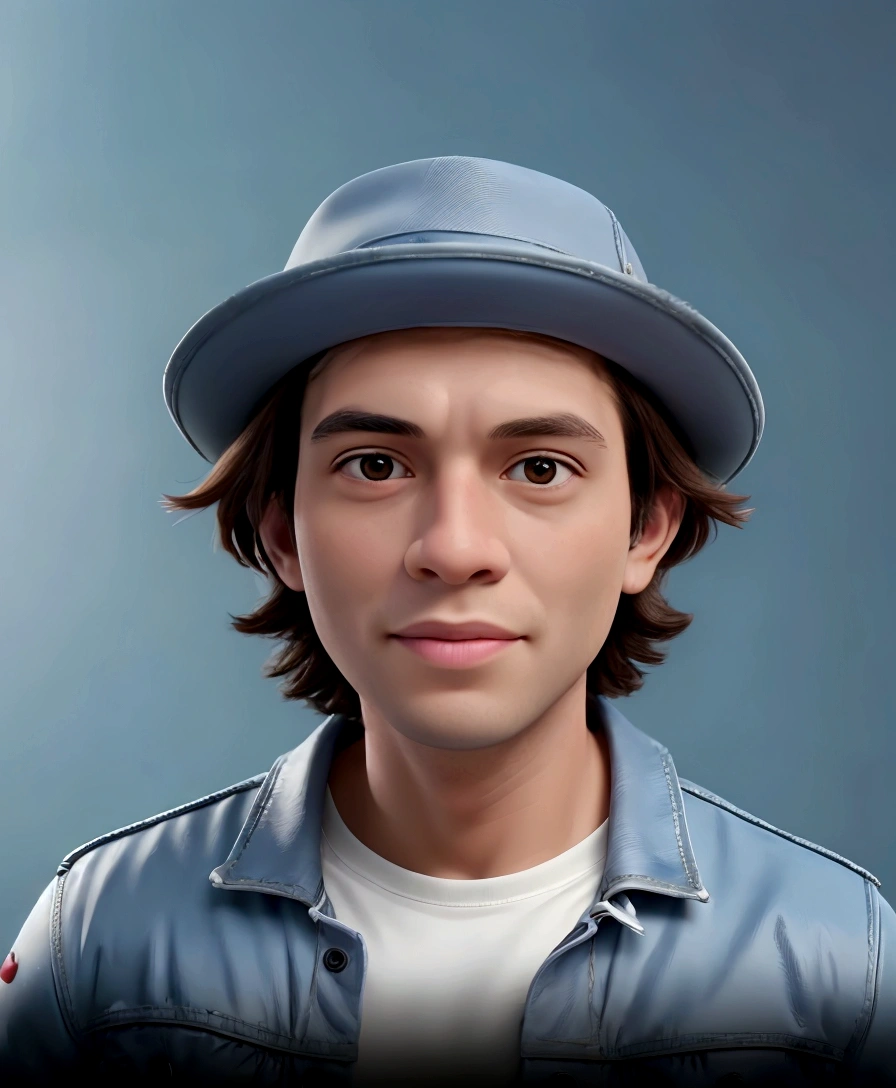 a confident man, short brown hair, rugged, (best quality,4k,8k,highres,masterpiece:1.2),ultra-detailed,(realistic,photorealistic,photo-realistic:1.37),natural lighting, perfect sunny day, [smiling], close-up, looking directly at camera, outdoor, natural background, warm tones, sem nenhuma barba e sem sobrancelhas neutras 