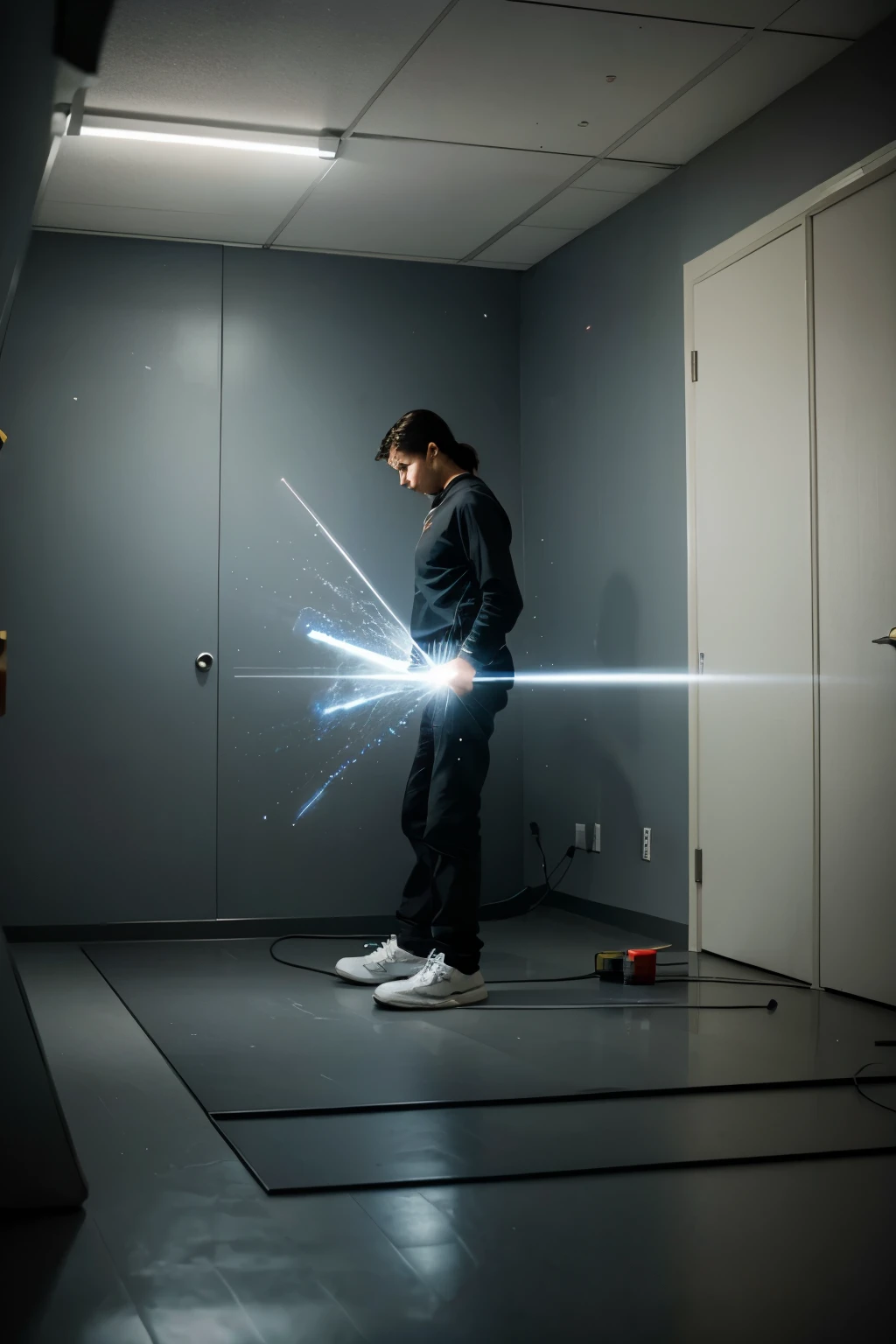 Existing physics forces in a room image