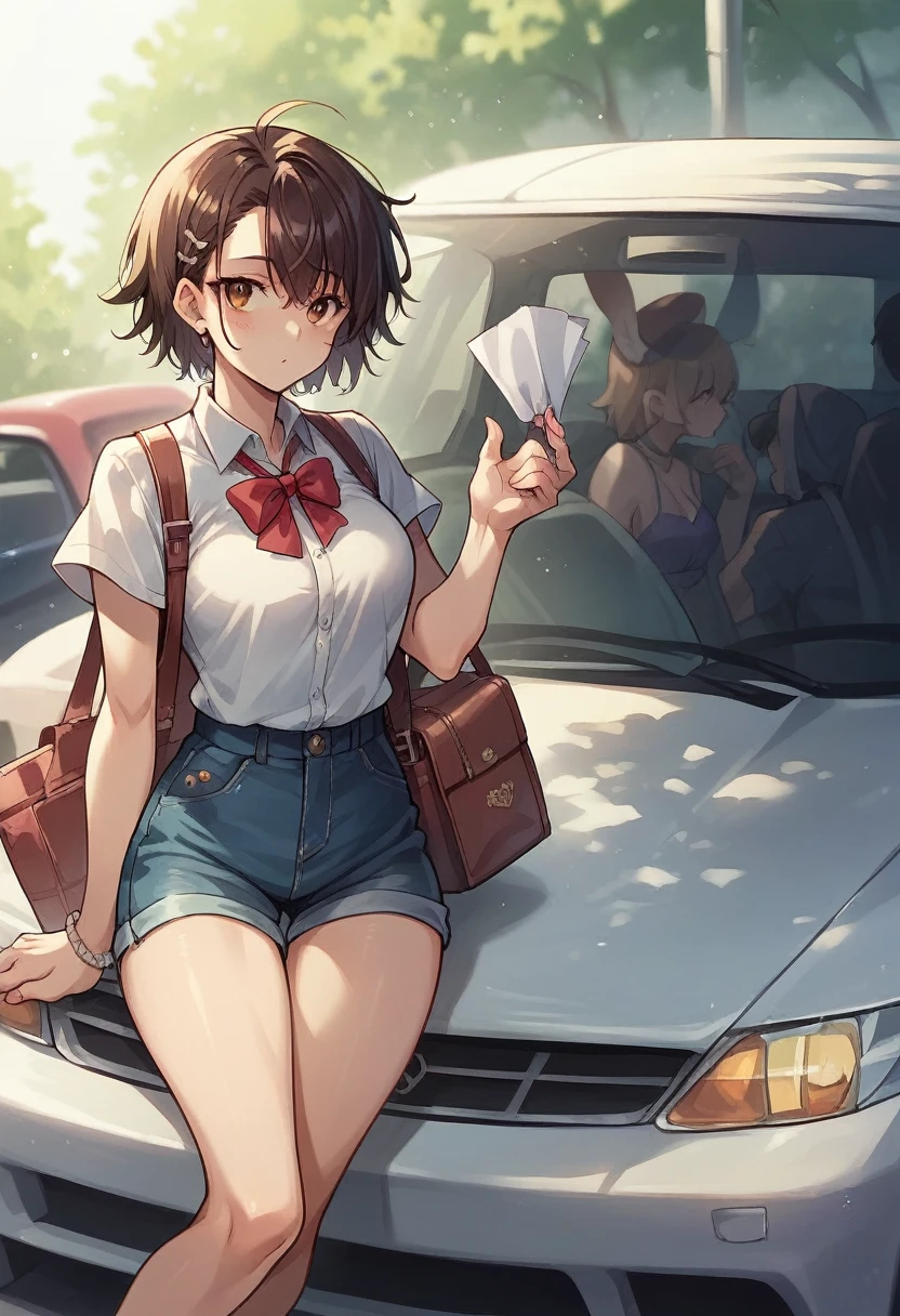 Look at the cars | My Girlfriend | Mikoto Urabe | Mysterious Girlfriend X bunny black