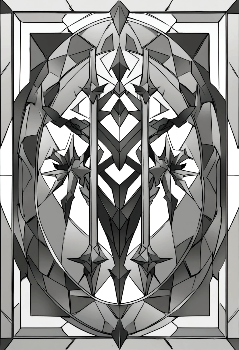 a logo using a simple TOWER for a metal faction in an RPG world, iron emblem, only gray color, resistant, adaptive, Symmetrical, chic, high qualiy, details always with square corners, com fundo branco