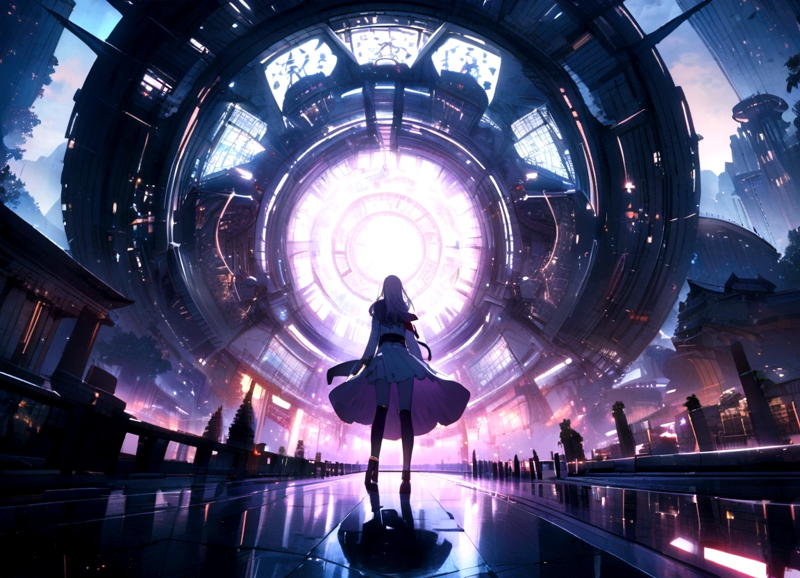 create an image of an architecture of the future