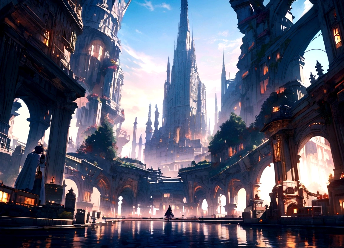 create an image of an architecture of the future