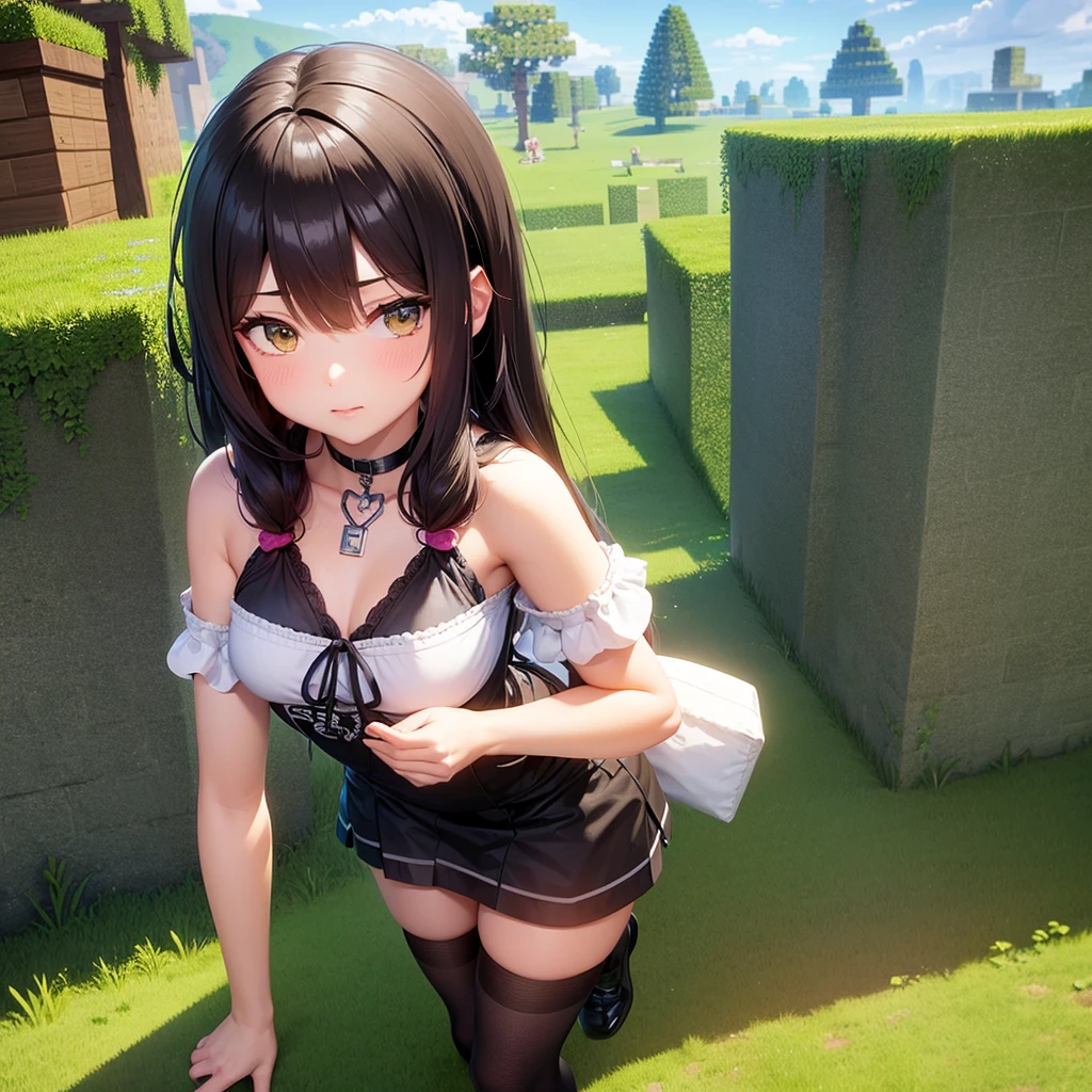 girl in minecraft
