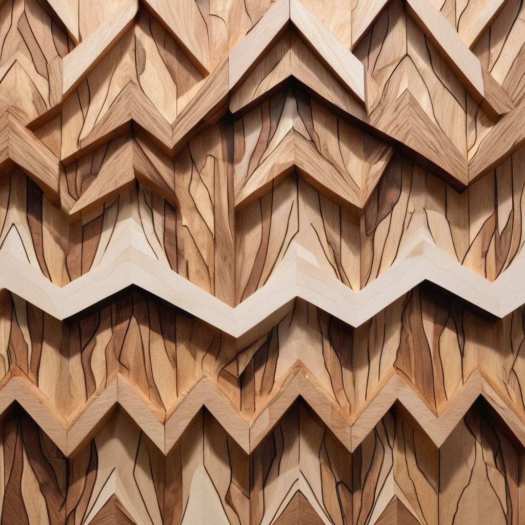 Super delicate, photographic, 3D designs made with wood inlays