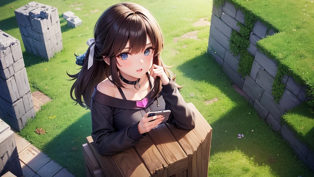 girl in minecraft