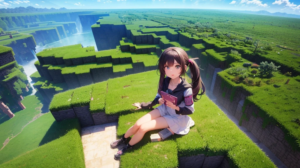 girl in minecraft