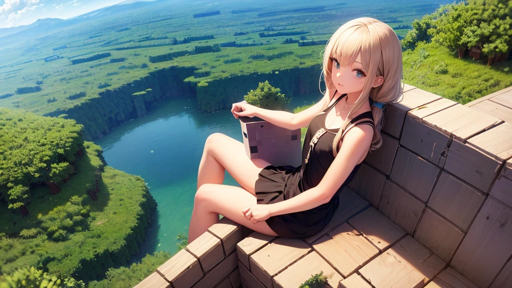 girl in minecraft