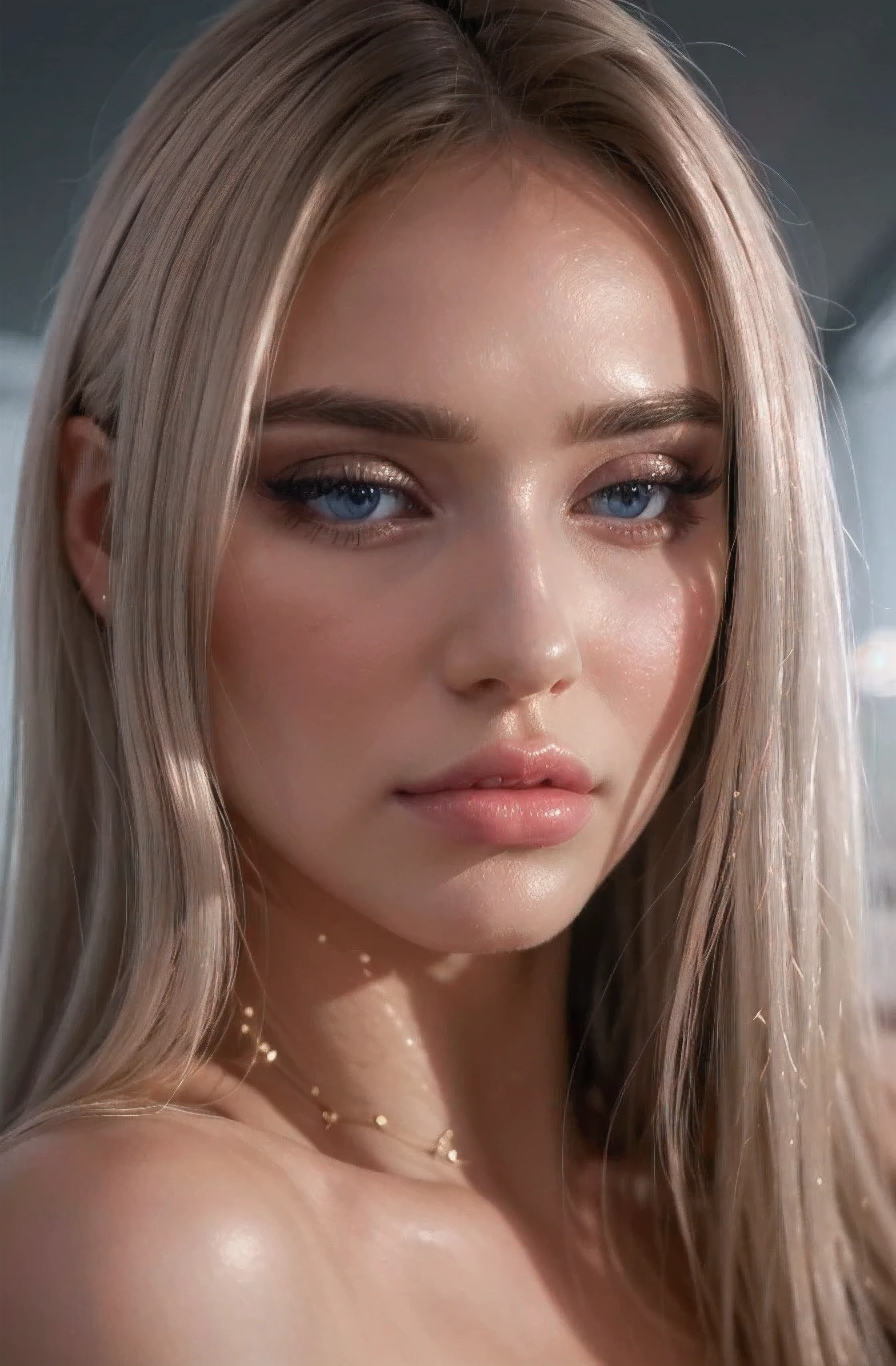 a beautiful girl with white hair, purple eyes, shiny eyes, short top, skirt, cracked lips, blush, in a night scene with flowers and sun light, (best quality,4k,8k,highres,masterpiece:1.2),ultra-detailed,(realistic,photorealistic,photo-realistic:1.37),intricate details, cinematic lighting, highly detailed face, beautiful detailed eyes, beautiful detailed lips, extremely detailed eyes and face, long eyelashes, porcelain skin, delicate features, elegant pose, dreamlike, ethereal, serene, mystical, fantasy, digital painting, concept art, vibrant colors, warm lighting