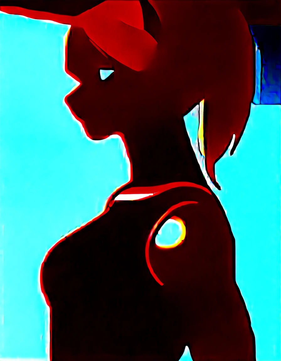 , score_9,score_8_up,score_7_up, (The ultra-detailed)、8K、(Very noble and beautiful))、Cinematic Light、((1 Mechanical anthropomorphic feline girl, Kat, blonde hair in a ponytail, pink nose, :3, silver fur, )) black ceramic body、luminescent android blue eyes, black sclera 、(Mechanical joint:1.4)、((Mechanical limb)), (Mechanical spine attached to the back))、((Mechanical cervical vertebrae attached to neck)), neon details、Science fiction, The background is Cyberpunk City、close up