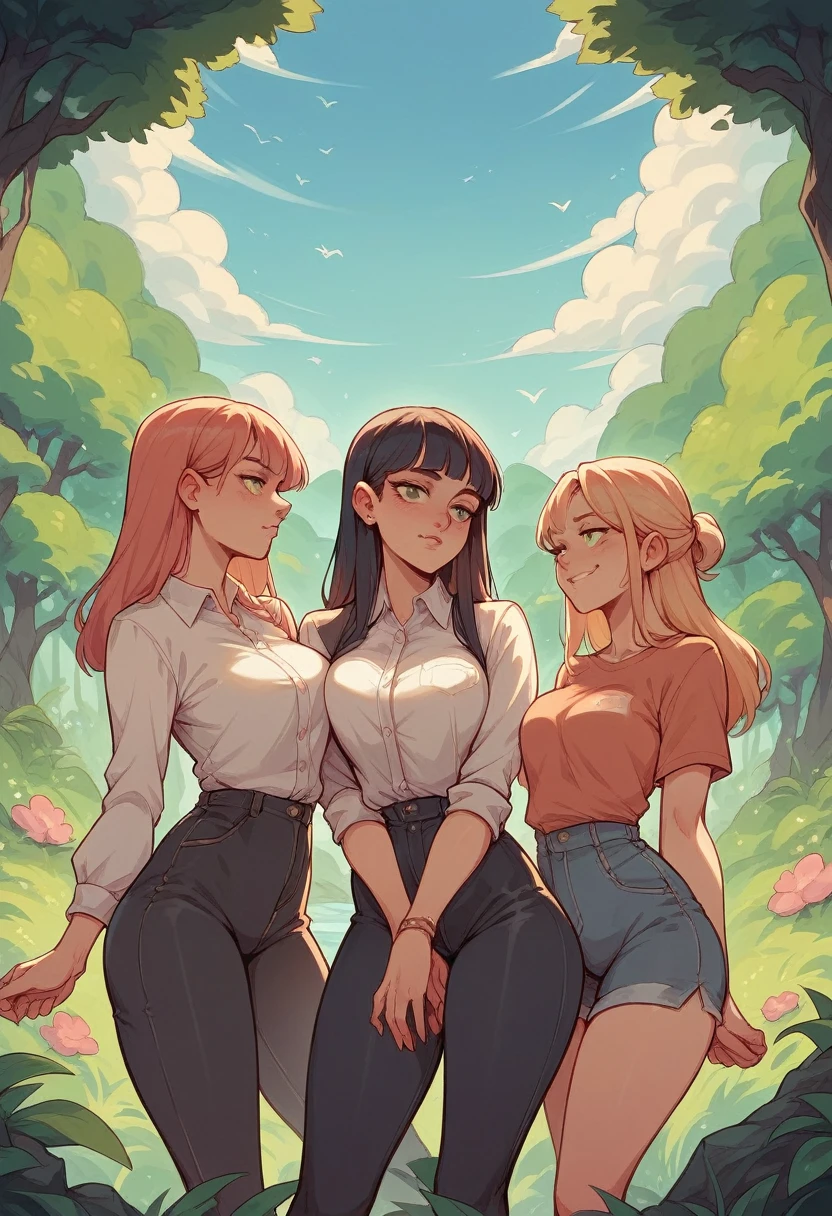 Elegg (nod) black leggings plus three girls