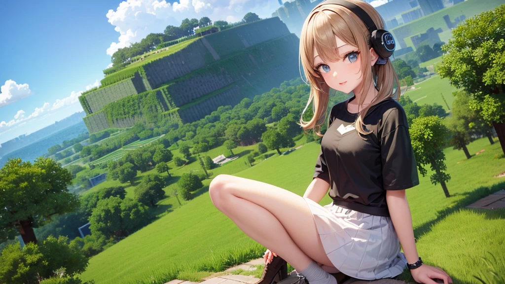 girl in minecraft