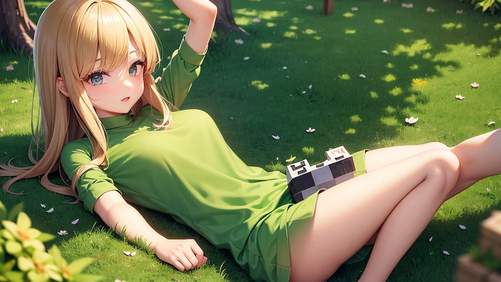 girl in minecraft