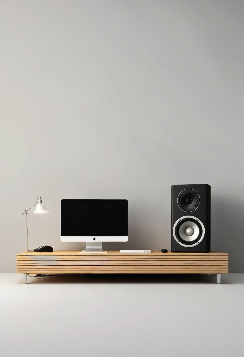 minimalist music studio background
