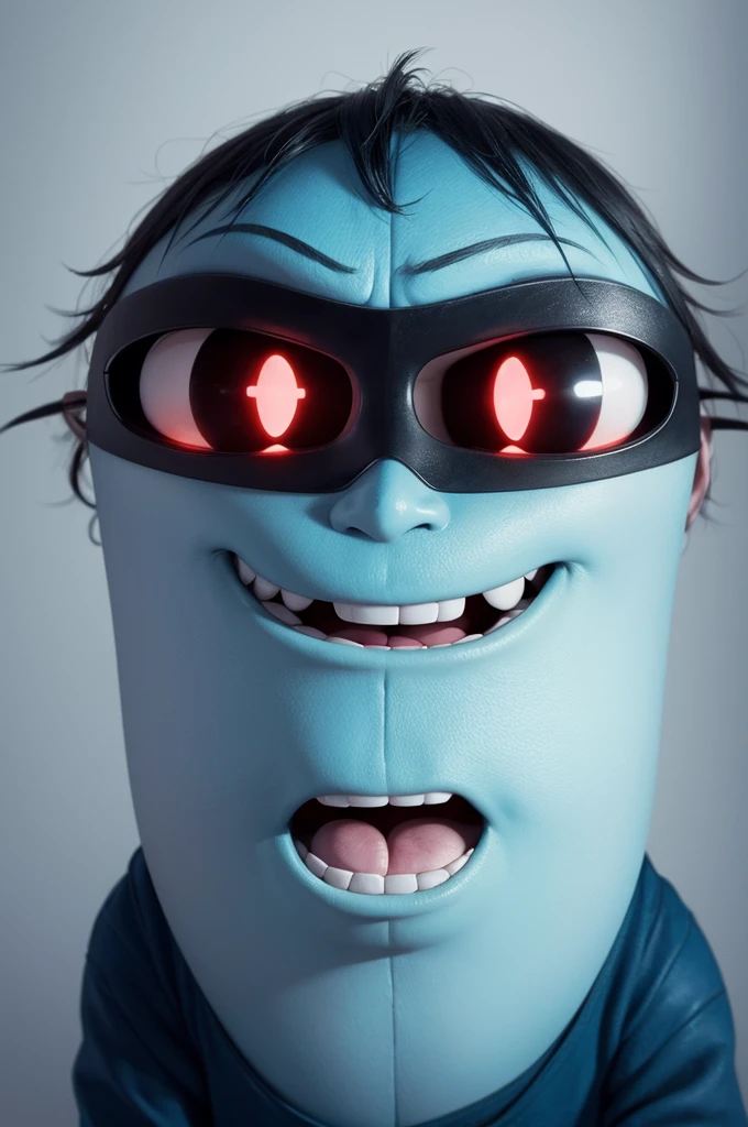 Make the Anger character from Inside Out have a more human face