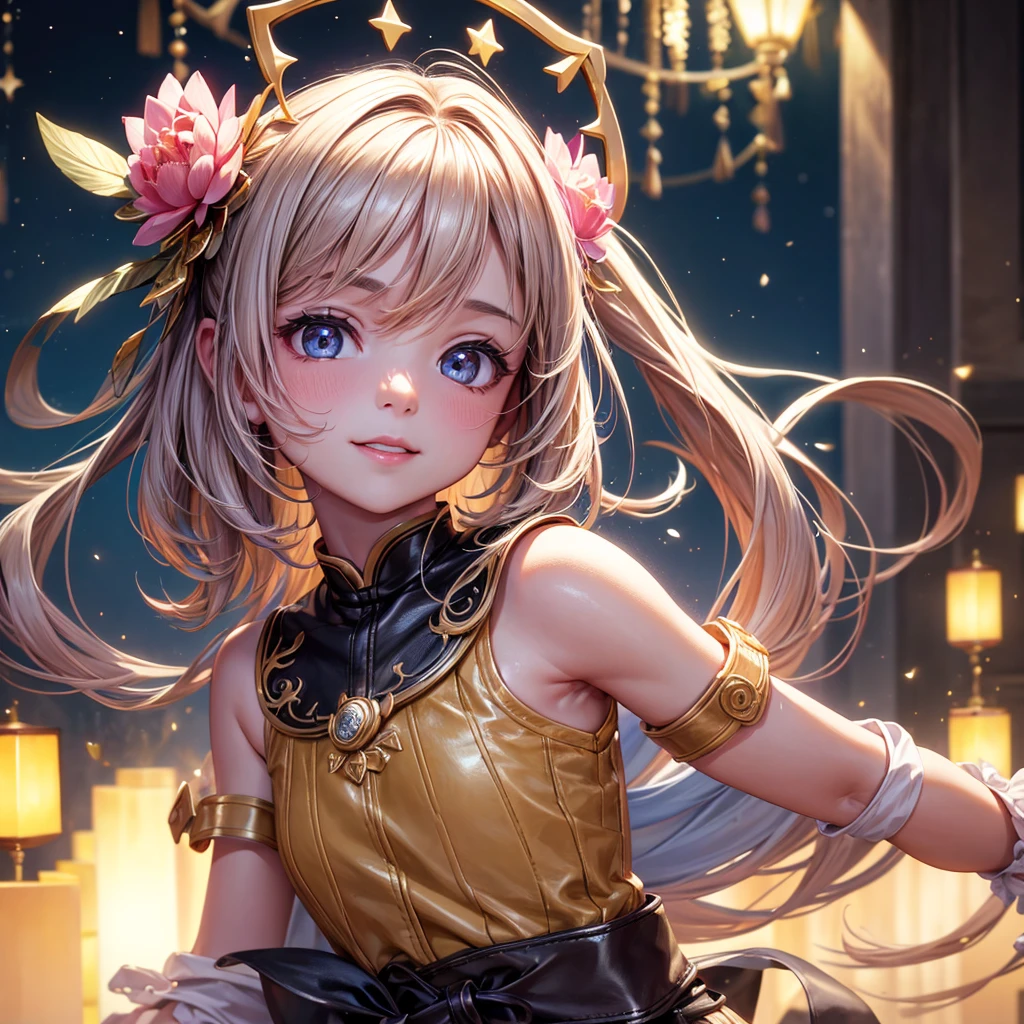 Excelinte calidad, Masterpiece, High Resolutiin, un CHILD pequeño, , 1 Small boy, blush, (seductive smile: 0.8), star pupil, Chinese food, Hair Accessories, collar, jewelry, beauty, in_body, Tyndall effect, realism, Lotus Pind, light edge, Two-tine Lighting, (high detailed leather: 1.2), 8K uhd, DSLR, Luz tinue, high quality, Iluminación de volumin, candid photo, High Resolutiin, 4k, 8k, background bokeh
