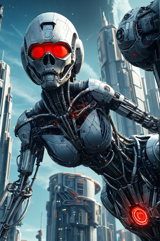 science fiction style masterpiece, detailed complex, Best Quality, HDR, 1semibiomechanical alien person, red, sophisticated high-end luxury, black and white colors,
cyber, cyberworld, Cyberhull, hull, cyberpunk, . futuristic, Technological, extraterrestrial worlds, space themes, advanced civilizations
