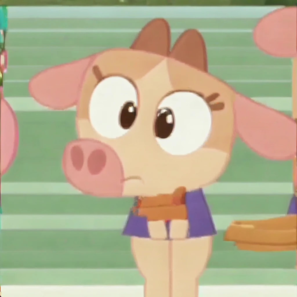 Score_9, score_8_up, score_7_up, score_6_up, score_5_up, Cowy, solo, furry, anthro, (screencap:2), cute, huge breasts and thighs