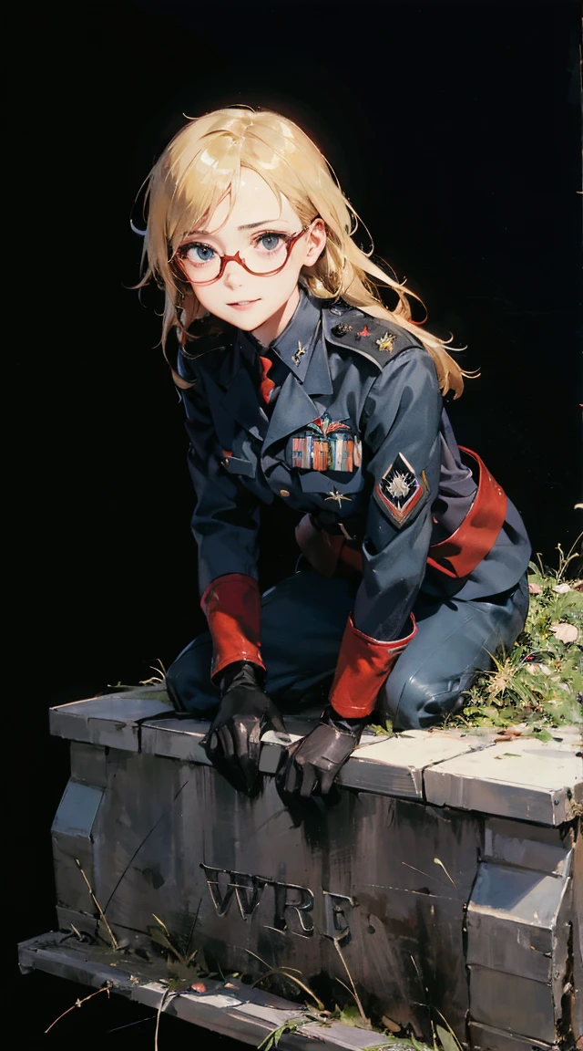 cybernetic tactical suit, french Soldier in front of a grave, ww4, helmet, heavy riffle two hands gun, assault, skinny, man, hero pose,twisted personnality, tired, crying, sputtering, muddy clothes, thorns, large boots, dust, blood on clothes, injuried, comics render, illustration, 2d character, (), flat render, outline, master piece, intricate, (simple background, black background:1.5), rim lighting, dimlightun cyber samurai(detallado), cara perfecta　　masterpiece, (masterpiece, top quality, best quality),1girl, solo, bodysuit, breasts, long hair, white background, smile, simple background, medium breasts, helmet, looking at viewer, skin tight, sitting, lips, blue bodysuit, motorcycle, black gloves, gloves  felsa, blue eyes, blonde hair, single braid, black bra, black underwear, fishnet, elbow gloves, looking at viewer, seductive smile, embarrassed, blush, lying, on back, legs raised, on large bed, from_above, cinematic lighting, high quality, masterpiece, (extremely detailed CG unity 8k wallpaper), (masterpiece), (best quality), (ultra-detailed), (best illustration), (best shadow), (absurdres), (extremely detailed CG unity 8k wallpaper), BREAK girl, sweat, steam, medium breast, nsfw, shy, light smile 　　 modest, remote shooting, detailed beautiful delicate face, Detailed beautiful delicate eyes, perfect facial proportions, High definition skin, thin skin, best four inch aspect ratio. With a thumb, a masterpiece, highy detailed, Realistic, (German World War II general uniform reference : 1.8), the highest facial resolution, , mulher modestmente vestida, fully dressed, ( mic, blackquality hair, black bangs straight, super thin braids, bangs straight, Red glasses, dark green eye, science fiction, Fighter aircraft, standing On the landing of a Fighter aircraft, the agency, a deeply intelligent personality, A calm expression, a respectful face, a war, a Fighter aircraft